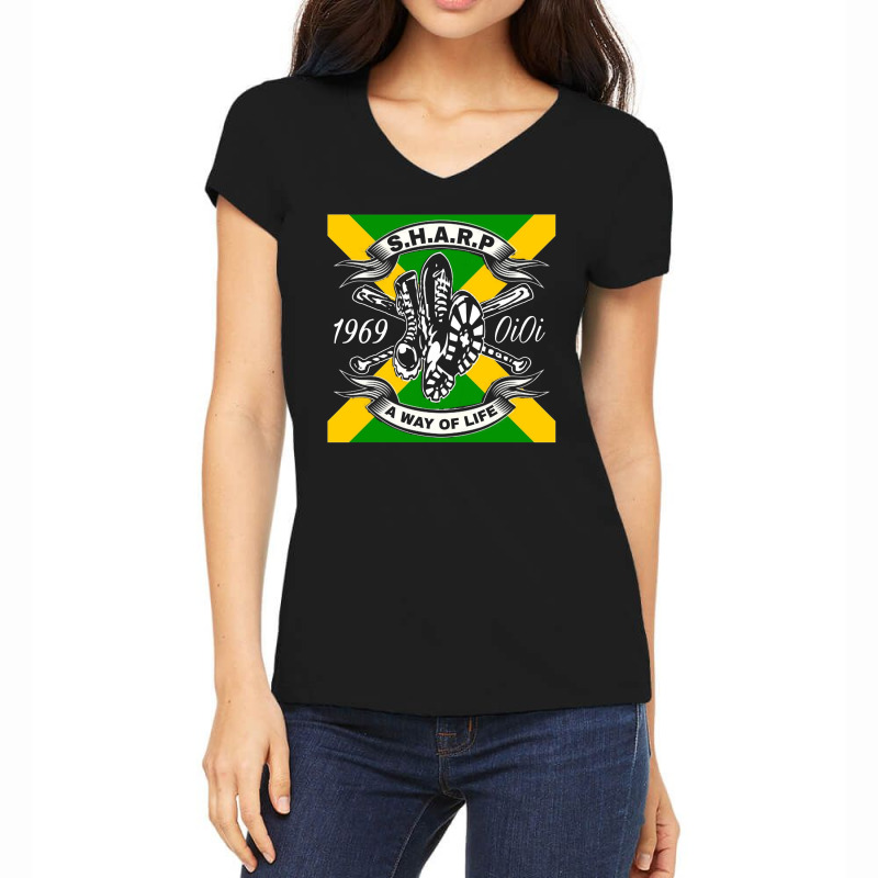 Skinhead A Way Of Life Women's V-Neck T-Shirt by st12sucks | Artistshot