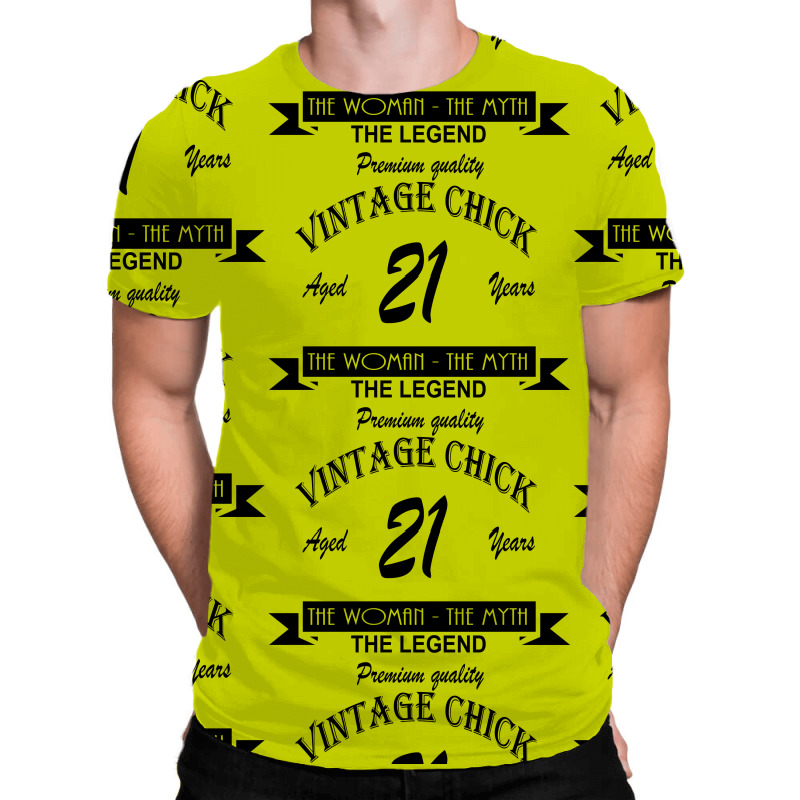 Wintage 21 Chick All Over Men's T-shirt | Artistshot