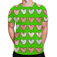 Hearts All Over Men's T-shirt | Artistshot