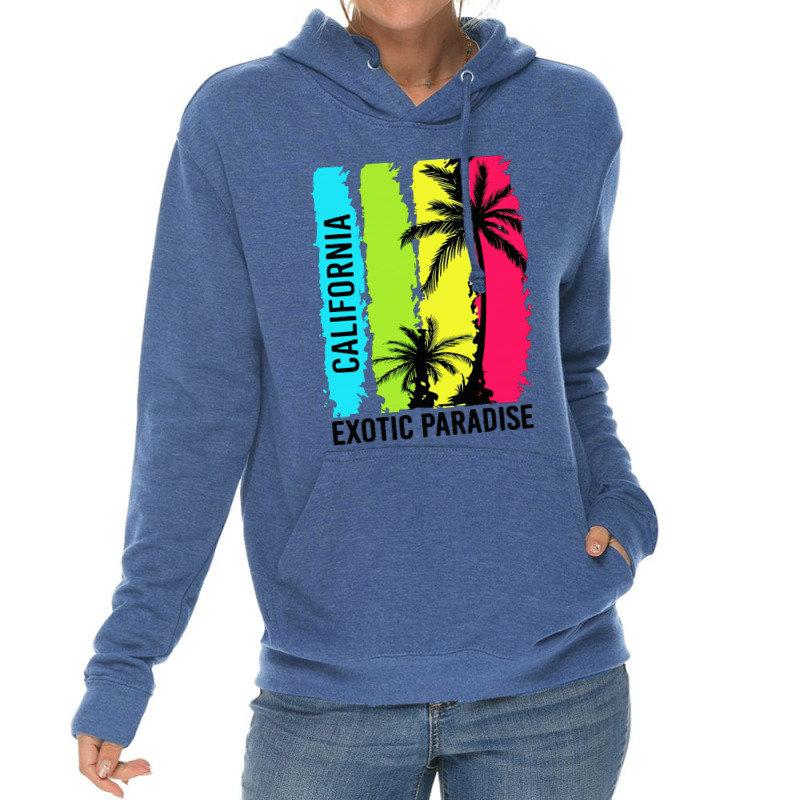 California Paradise Lightweight Hoodie by William Art | Artistshot