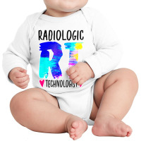 Colorful Radiologic Technologist Long Sleeve Baby Bodysuit | Artistshot