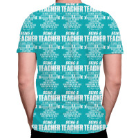 Being A Teacher All Over Men's T-shirt | Artistshot