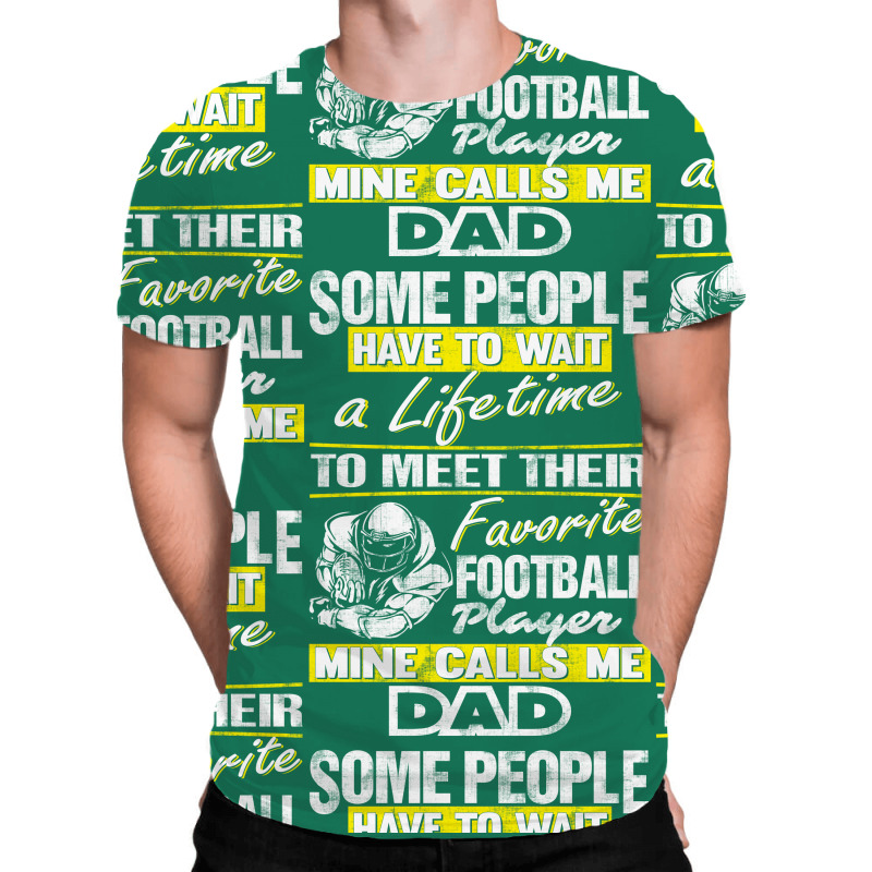 Men's Personalized Football T Shirt Custom Football Dad 