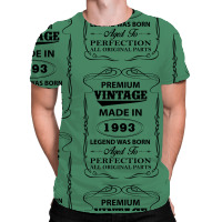 Vintage Legend Was Born 1993 All Over Men's T-shirt | Artistshot