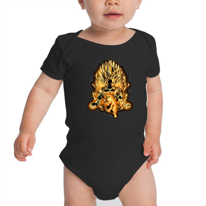 Golden Saiyan Gohan Baby Bodysuit by turisman | Artistshot