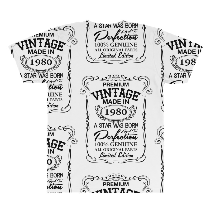 Vintage Made In 1980 All Over Men's T-shirt | Artistshot