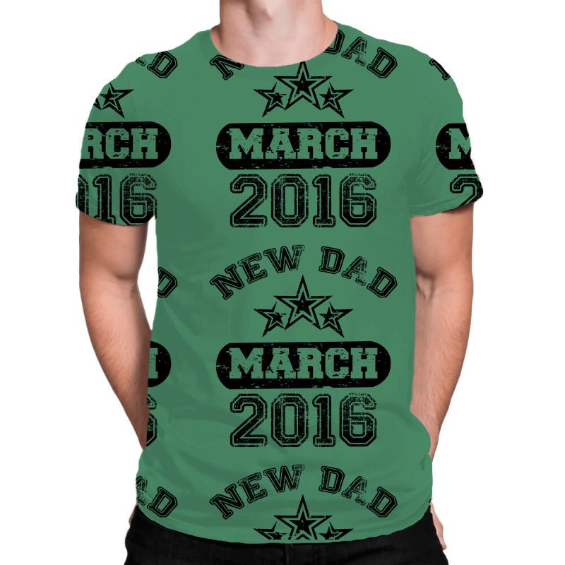 Dad To Be March 2016 All Over Men's T-shirt | Artistshot