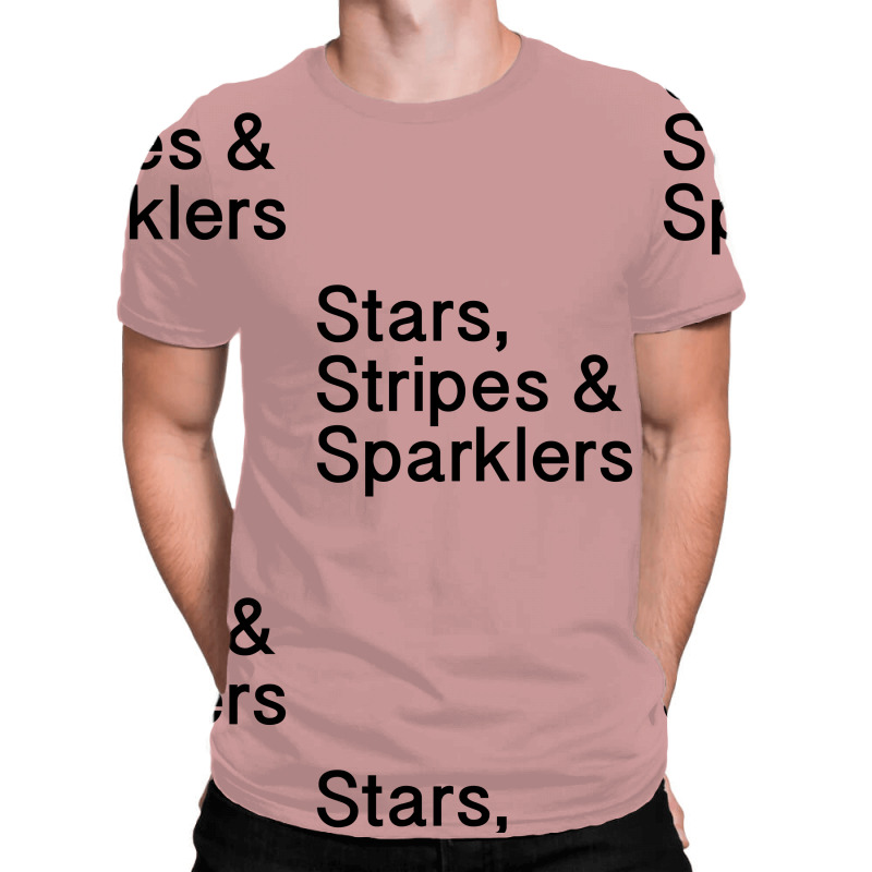 Stars, Stripes And Sparklers 4th Of July All Over Men's T-shirt | Artistshot