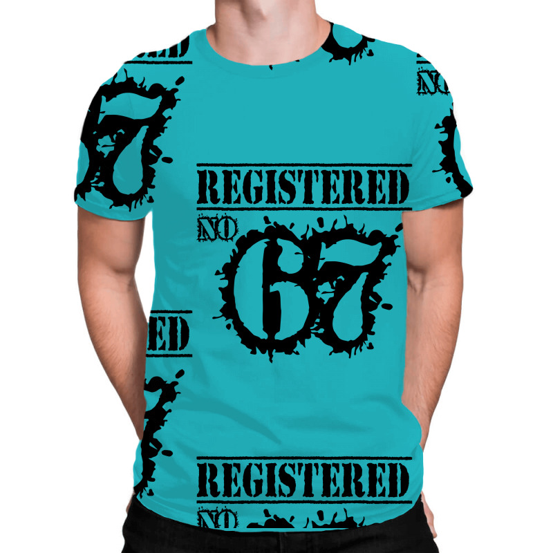 Registered No 67 All Over Men's T-shirt | Artistshot
