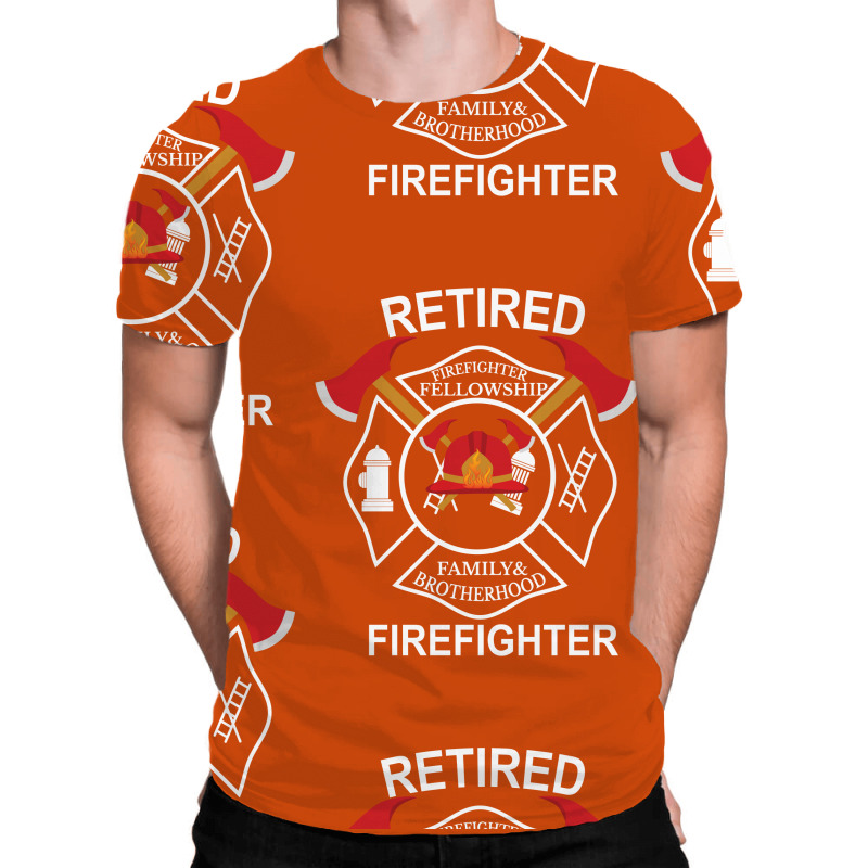 Firefighter Fellowship Retired All Over Men's T-shirt | Artistshot