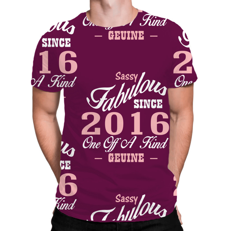 Sassy Fabulous Since 2016 Birthday Gift All Over Men's T-shirt | Artistshot