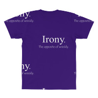 Irony The Opposite Of Wrinkly All Over Men's T-shirt | Artistshot