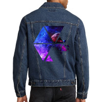 Awesome, Futuristic Galactic Polygon Stars Men Denim Jacket | Artistshot