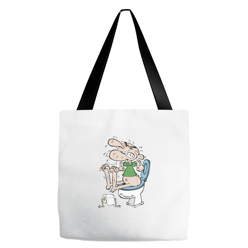 Constipated Man Trying To Shit 01 Tote Bags | Artistshot