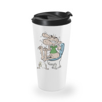 Constipated Man Trying To Shit 01 Travel Mug | Artistshot