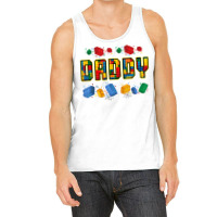 Daddy Brick Builder Funny Blocks Master Builder Dad T Shirt Tank Top | Artistshot