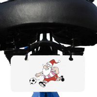 Santa Claus Is Playing Football Bicycle License Plate | Artistshot