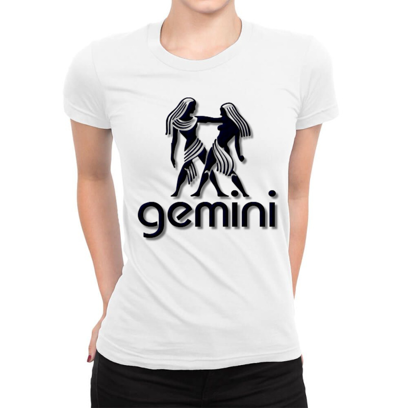 Gemini Ladies Fitted T-Shirt by manisah | Artistshot