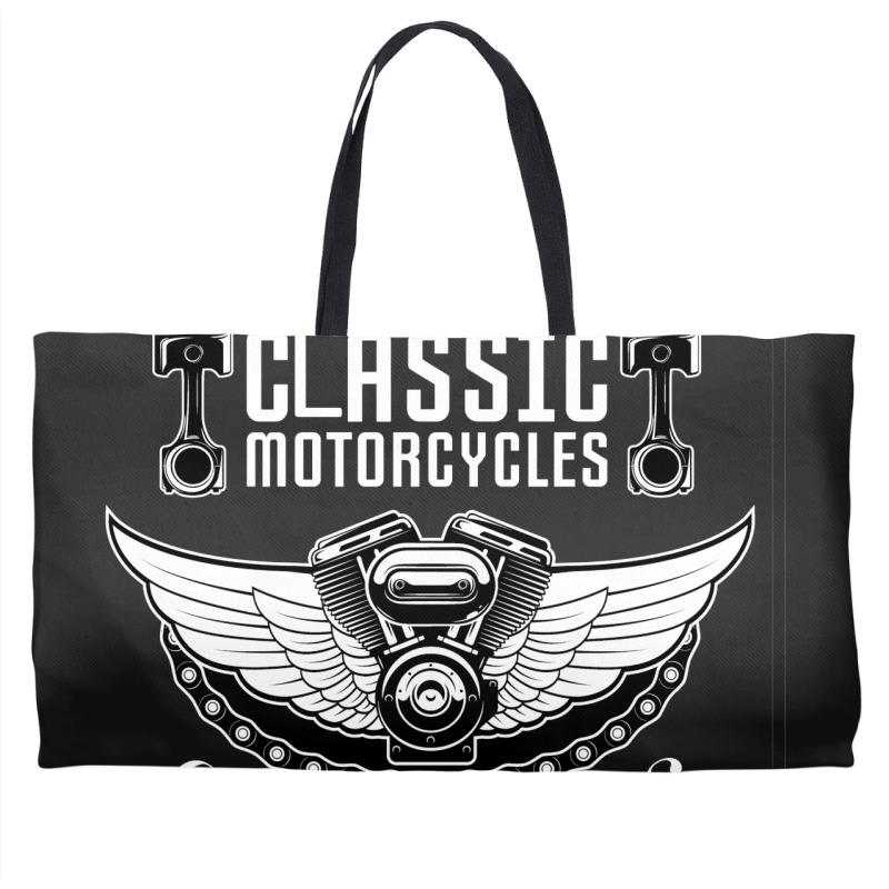 American Motorcycle Tshirts Custom Classic Racing Weekender Totes | Artistshot