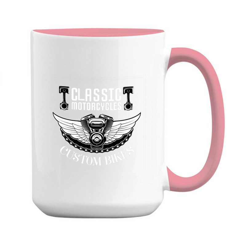 American Motorcycle Tshirts Custom Classic Racing 15 Oz Coffee Mug | Artistshot