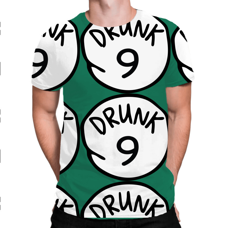 Drunk9 All Over Men's T-shirt | Artistshot