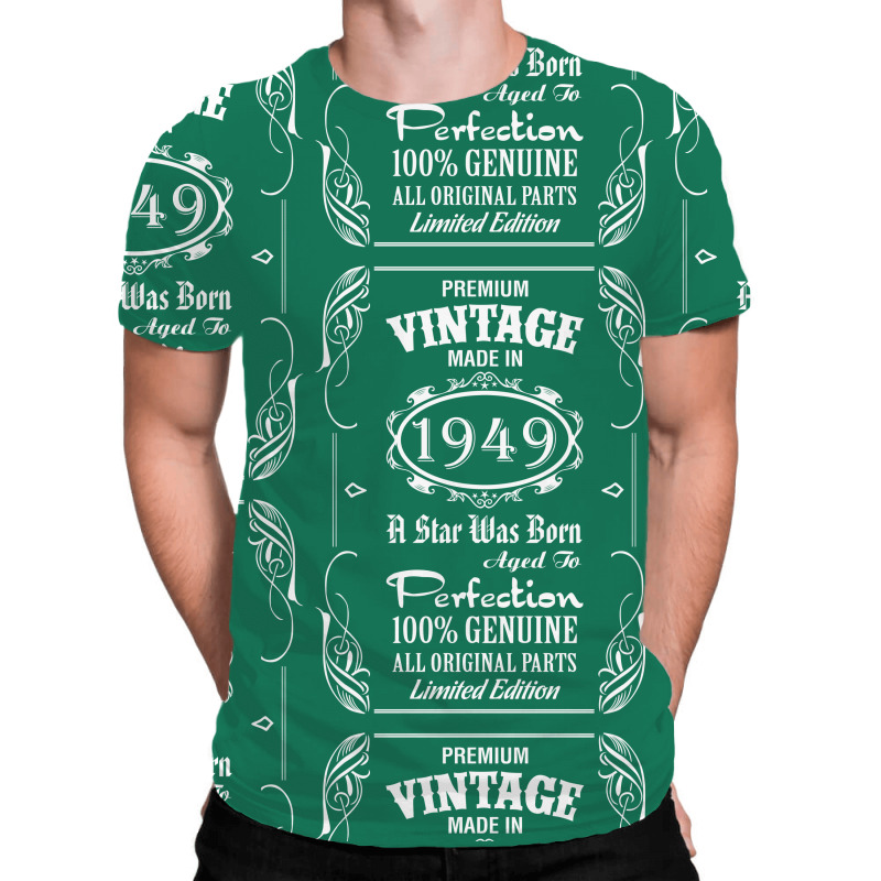 Premium Vintage Made In 1949 All Over Men's T-shirt | Artistshot