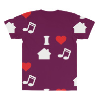 Love House Music Funny All Over Men's T-shirt | Artistshot