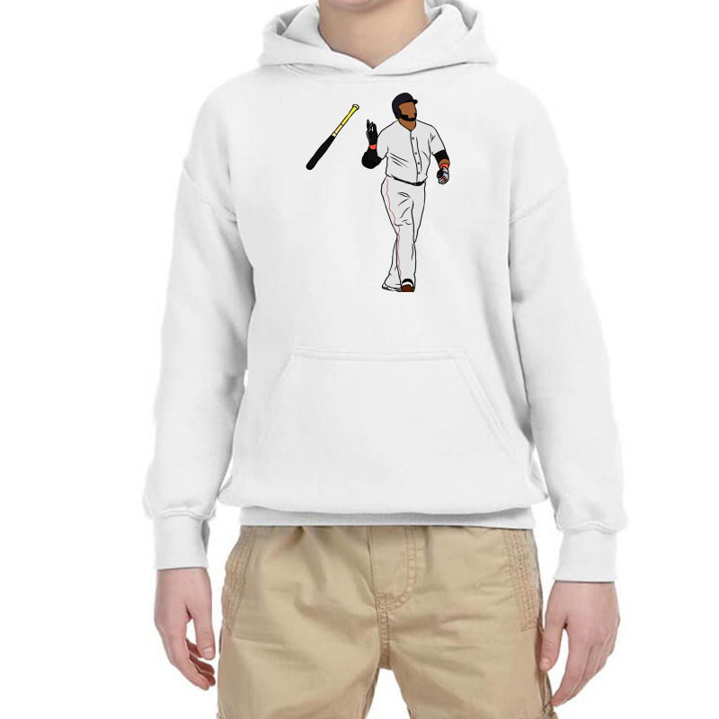 Big Papi Bat Flip Youth Hoodie | Artistshot