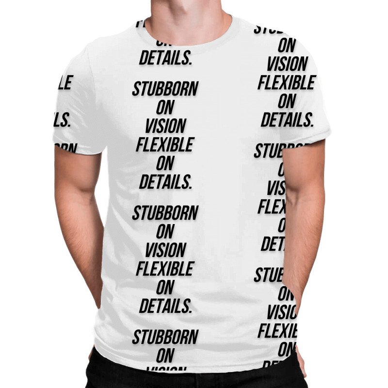 Message Stubborn On Vision Funny Incentive Sarcasm Message All Over Men's T-shirt | Artistshot