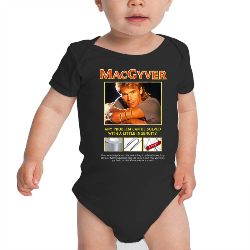 Macgyver Original Series Ingenuity T Shirt Baby Bodysuit | Artistshot