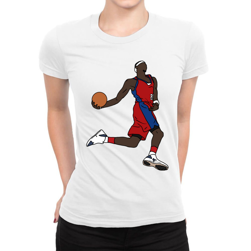 Darius Miles Windmill Ladies Fitted T-Shirt by grahamlauren | Artistshot