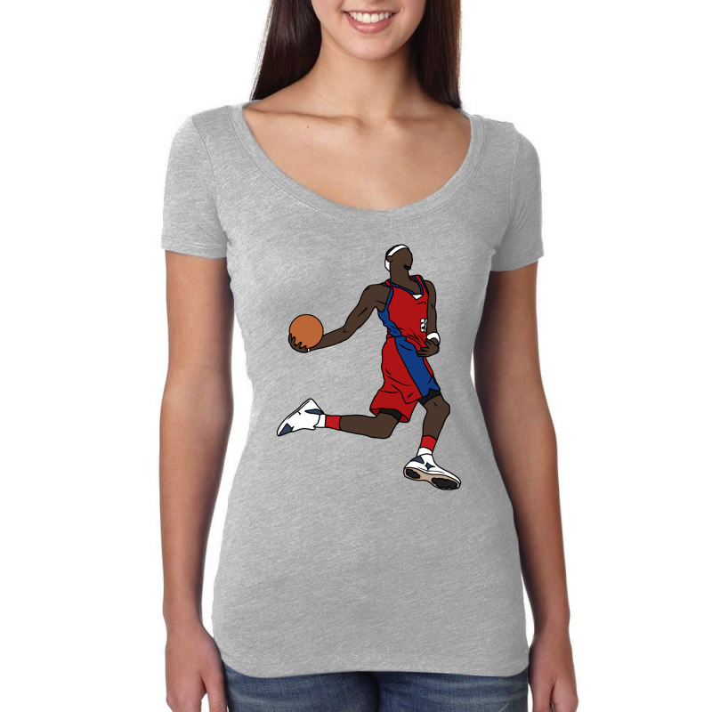 Darius Miles Windmill Women's Triblend Scoop T-shirt by grahamlauren | Artistshot