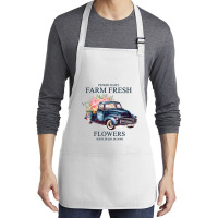 Picked Daily Farm Fresh Truck Flowers Seeds Bulbs Blooms T Shirt Medium-length Apron | Artistshot