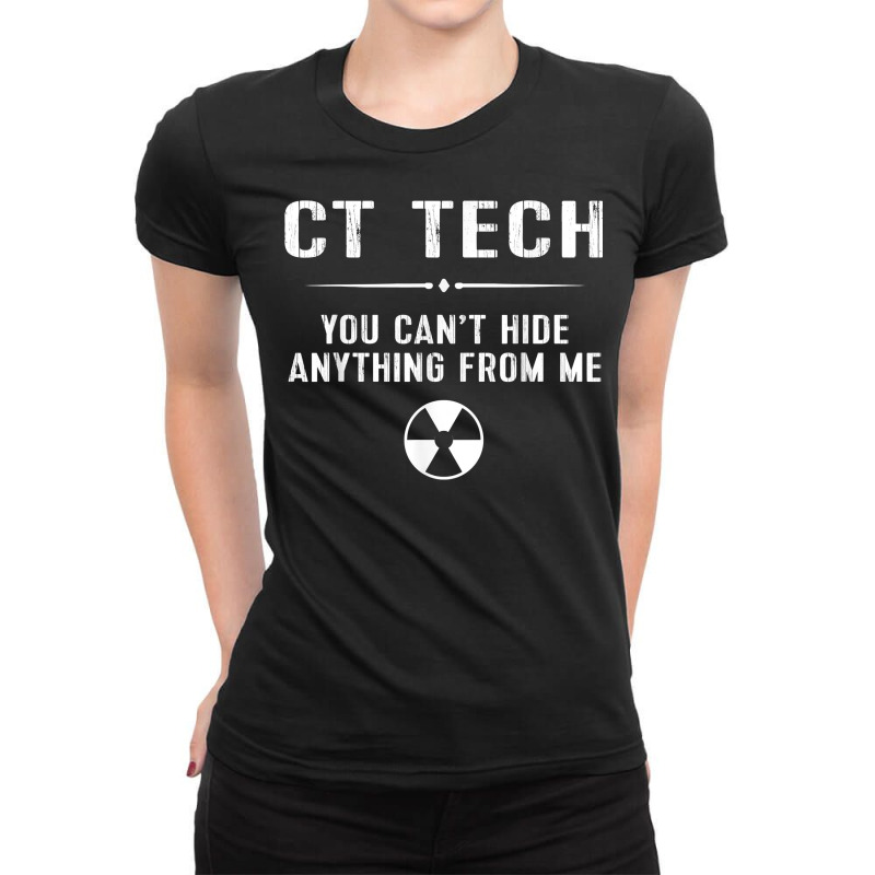 Funny Radiology Tee Ct Tech Mri Rad Ultrasound Gift T Shirt Ladies Fitted T-Shirt by tandonwelters | Artistshot