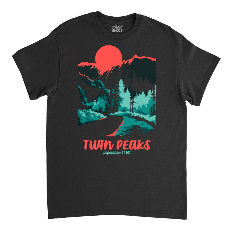 Twin Peaks Classic Tonal Color Pop Poster Sweatshirt Classic T-shirt by norhannuchols | Artistshot