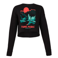 Twin Peaks Classic Tonal Color Pop Poster Sweatshirt Cropped Sweater | Artistshot