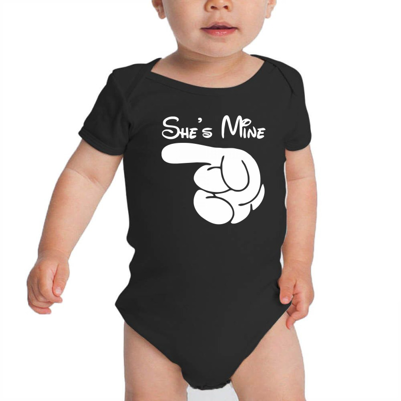 She's Mine Baby Bodysuit by garrys4b4 | Artistshot