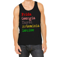 Frida Georgia Yayoi Artemisia Louise Tank Top | Artistshot