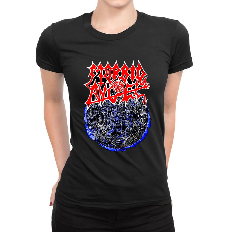 Morbid Angel Special Art Ladies Fitted T-Shirt by Citra Ciko | Artistshot