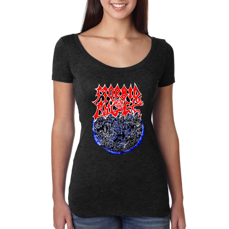 Morbid Angel Special Art Women's Triblend Scoop T-shirt by Citra Ciko | Artistshot