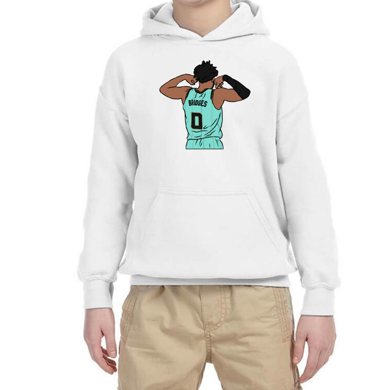 Miles Bridges Flex Youth Hoodie by grahamlauren | Artistshot