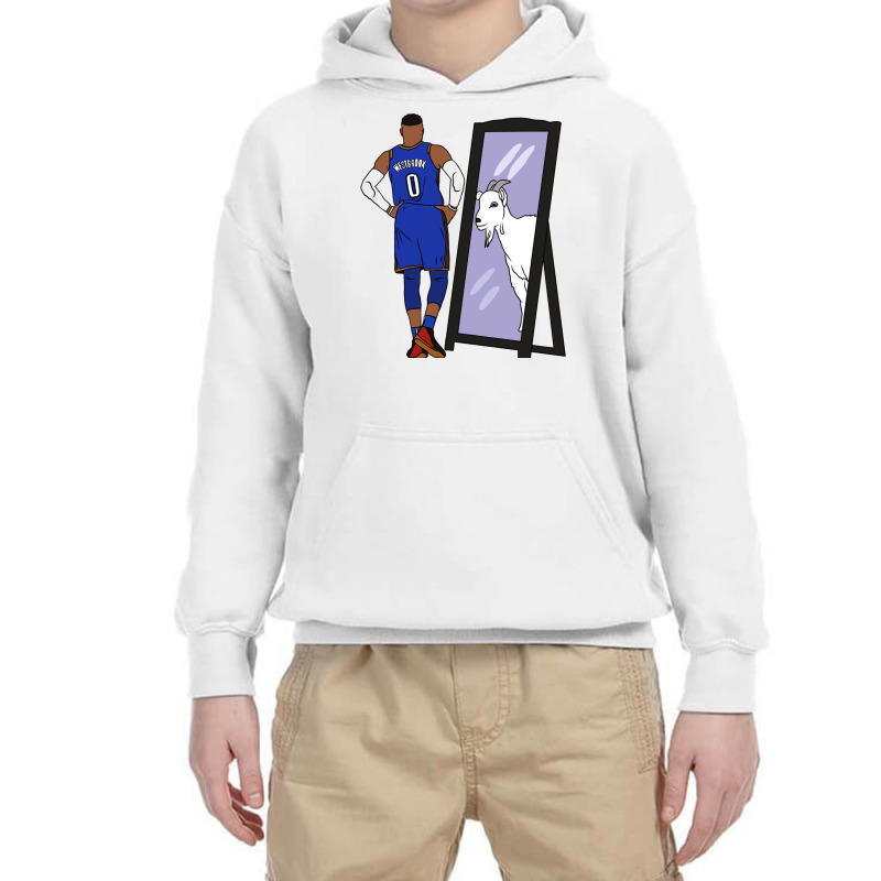 Russell Westbrook Mirror Goat (thunder) Youth Hoodie by grahamlauren | Artistshot