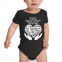 Early Head Start Teacher Heart T Shirt School Team Gift Baby Bodysuit | Artistshot