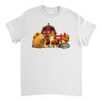 Red Barn Farm Animals Classic T-shirt | Artistshot