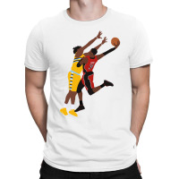 Terrence Ross Dunk On Kenneth Faried T-shirt | Artistshot