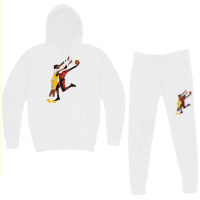 Terrence Ross Dunk On Kenneth Faried Hoodie & Jogger Set | Artistshot