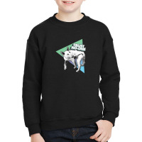 Trust No One Nihilist Dog Design Youth Sweatshirt | Artistshot