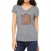 Beaches Be Crazy Women's V-neck T-shirt | Artistshot