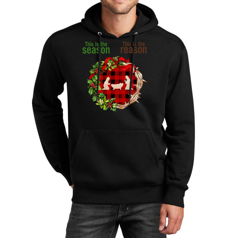 Christian Christmas Nativity Jesus Is The Reason The Season Christian Unisex Hoodie by hopelessoon | Artistshot