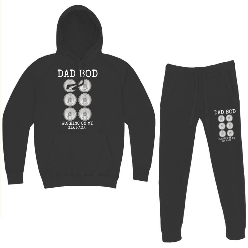 Mens Dad Bod Working On My Six Pack Funny Beer Father's Day Gift T Shi Hoodie & Jogger set by franceskagilland | Artistshot